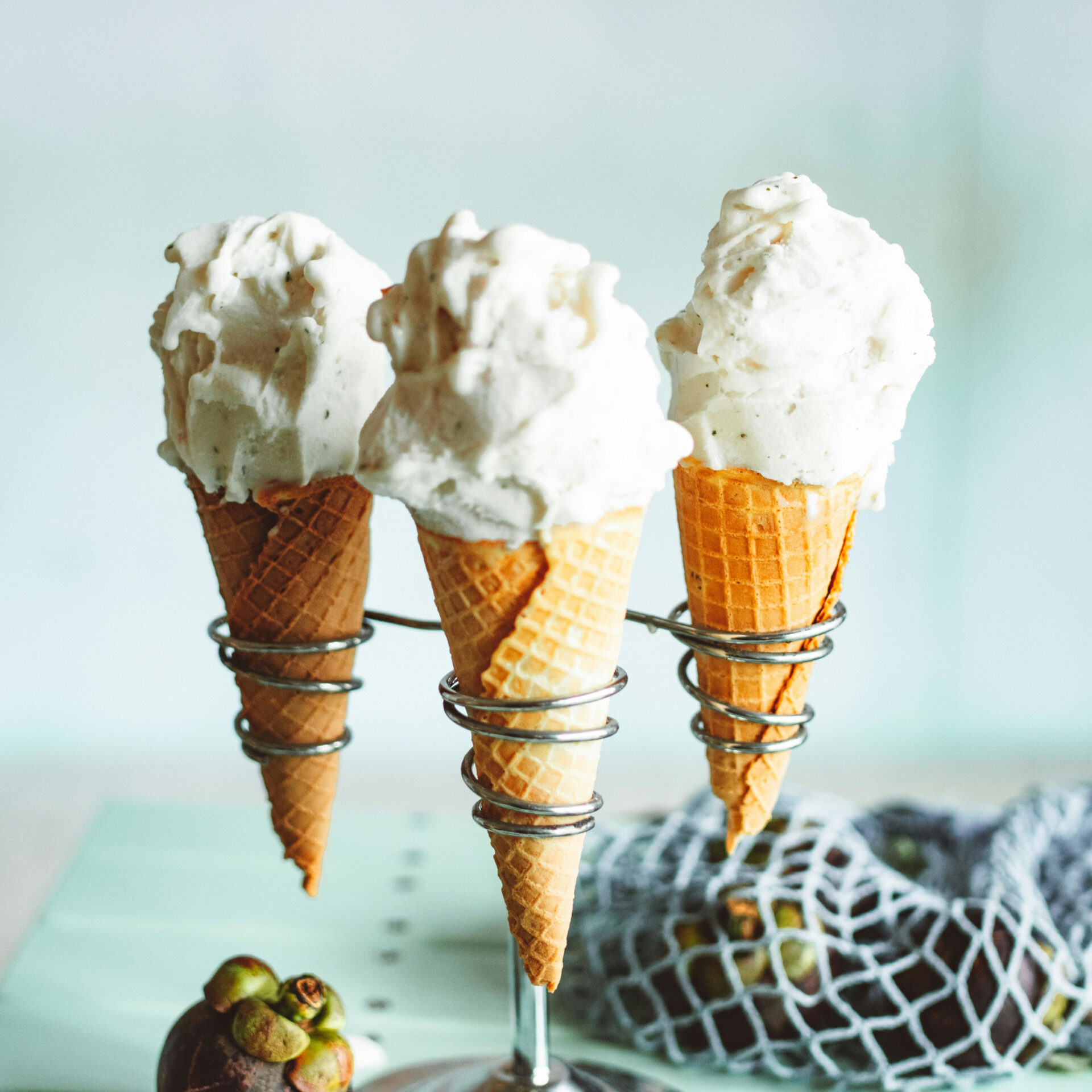 Espositore Per Coni Gelato In Acrilico Trasparente – 4 Fori Grandi, Facile Da Montare