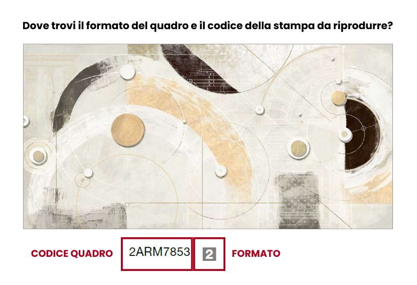 formato-e-codice-quadro | Atelier dell'albergo dove trovare il formato e il codice quadro sul catalogo