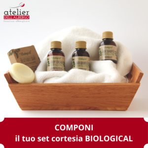 prodotti cortesia piccole quantità per B&B e Airbnb linea biological