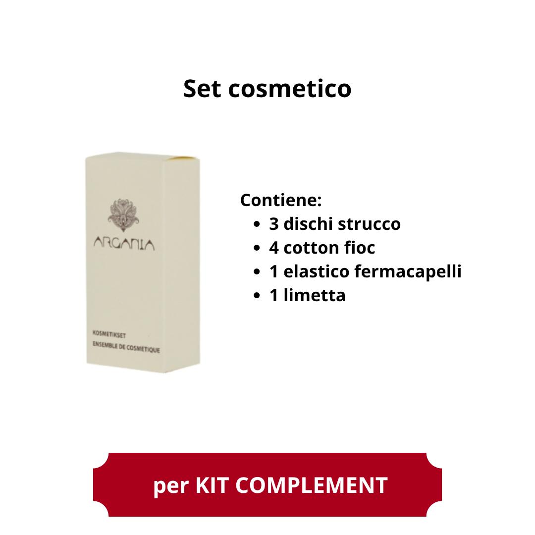 argania-set-cosmetico-kit-complement | Atelier dell'albergo