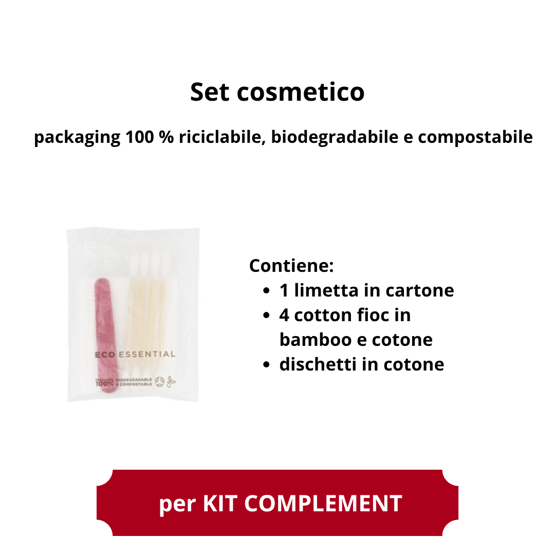 eco-set-cosmetico-kit-complement | Atelier dell'albergo