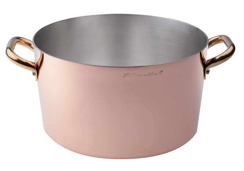 RAME2mm Casseruola alta 2 maniglie ø28cm