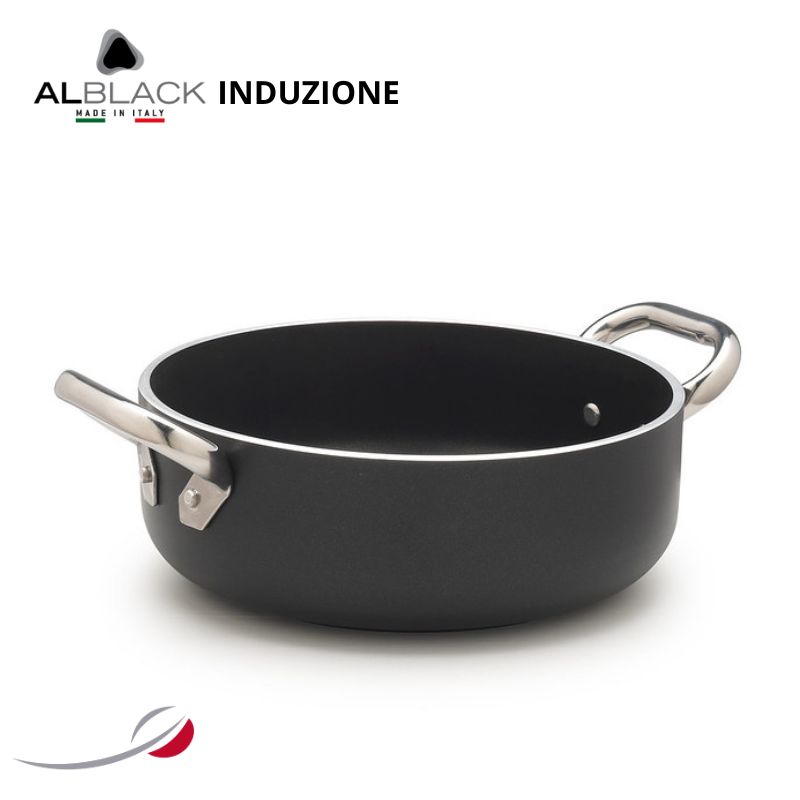 ALBLACK Casseruola bassa 2 maniglie ø32cm