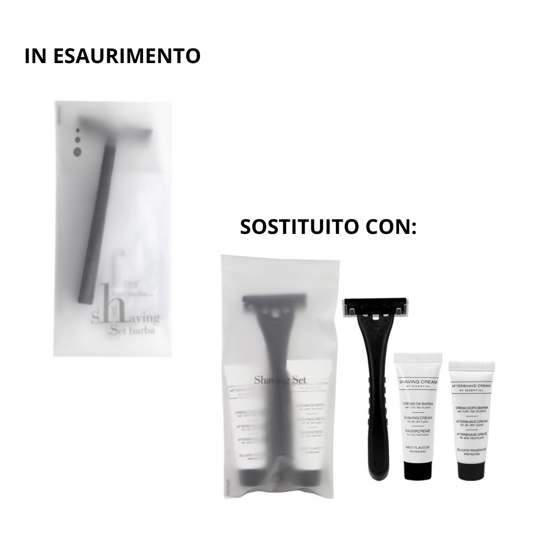 WHITE Set Barba Busta - prossima sostituzione