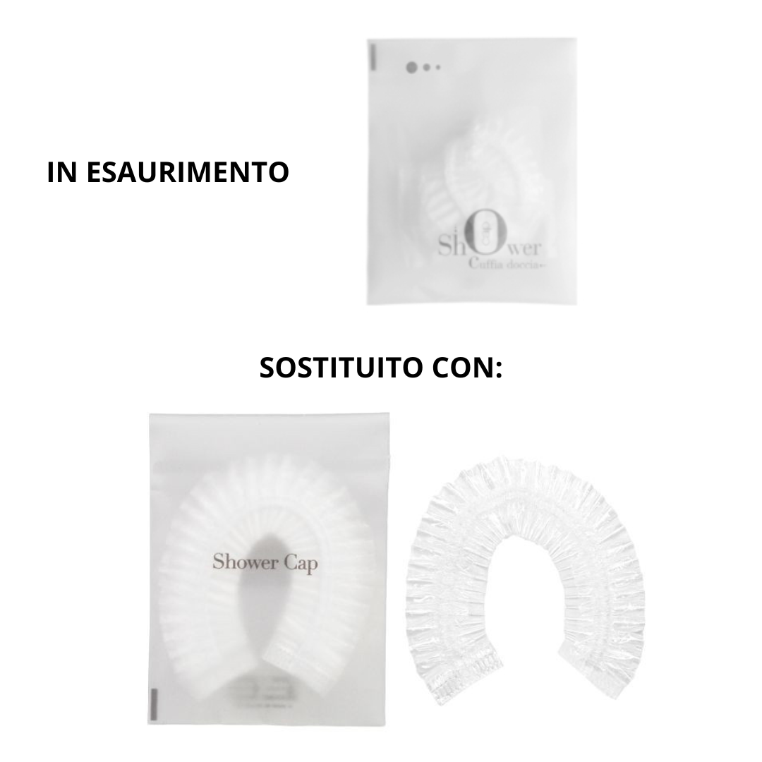 WHITE Cuffia Doccia Busta - prossima sostituzione