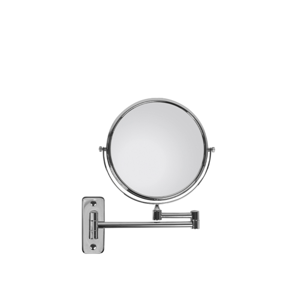 Specchio ingranditore bifacciale orientabile con