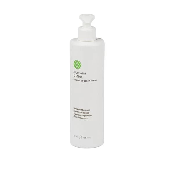 GREEN LEAF Shampoo doccia AloeVera Menta bio 380ml