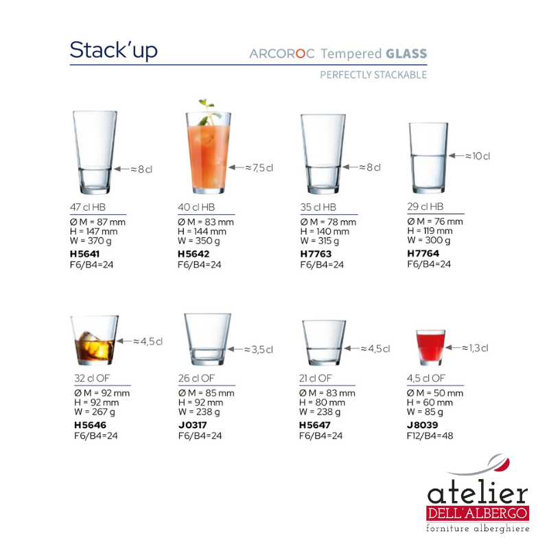 STACK'UP BICCHIERE 29cl HB h11,9cm