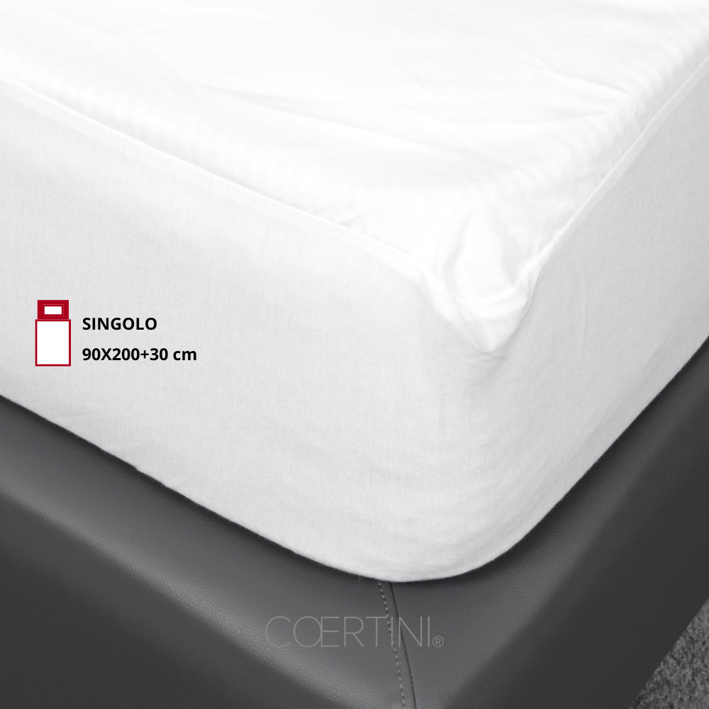 TORINO Coprimaterasso impermeabile SINGOLO +30