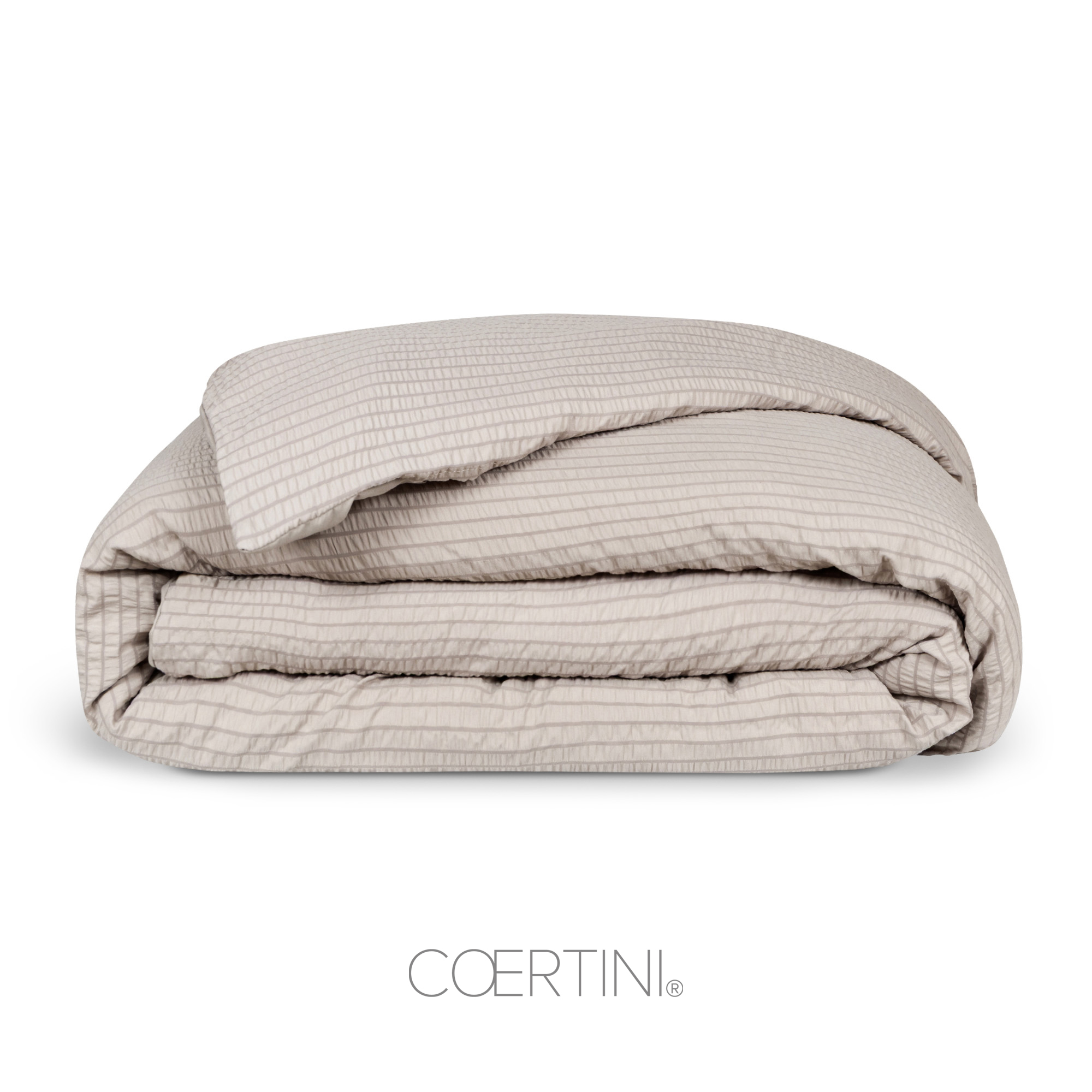 SEERSUCKER Copripiumino king TORTORA