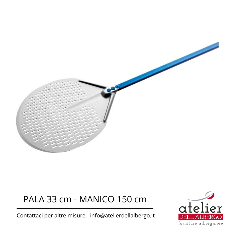 AZZURRA Pala pizza tonda forata 33-150 cm