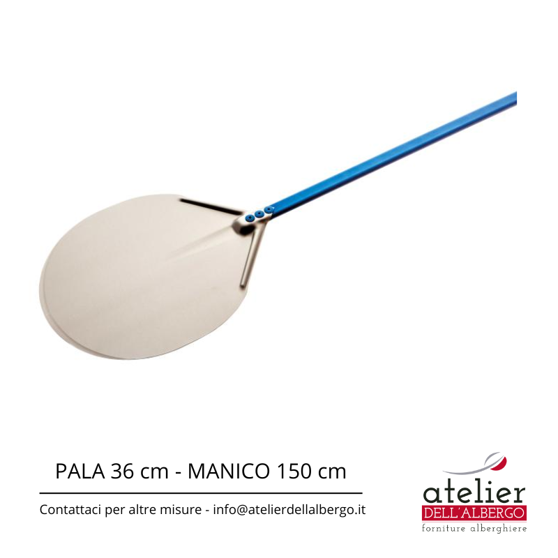 AZZURRA Pala pizza tonda piena 36-150 cm