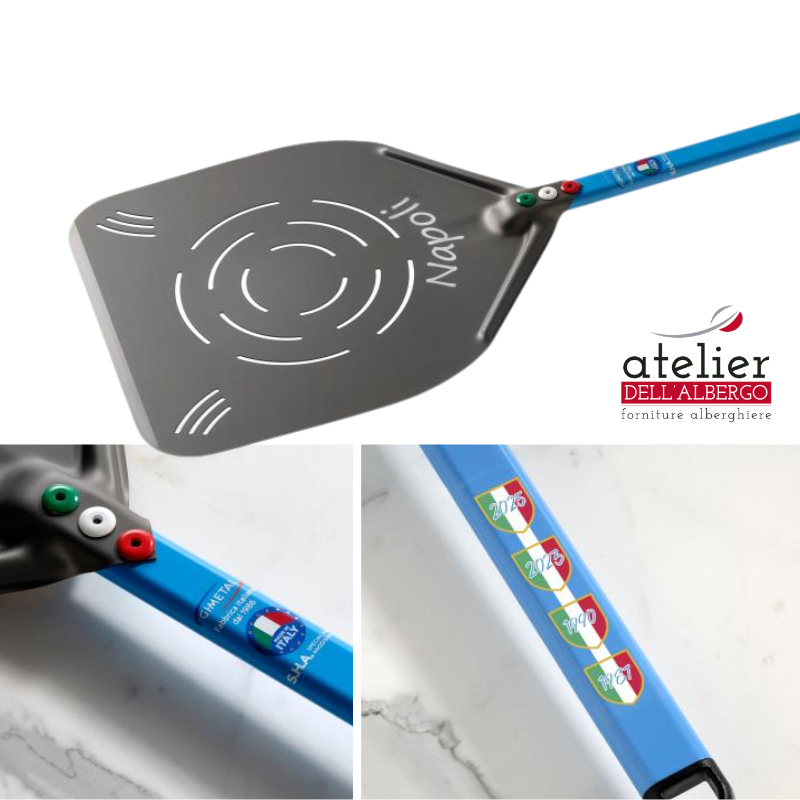 NAPOLI Pala pizza rettangolare asolata 36-150 cm