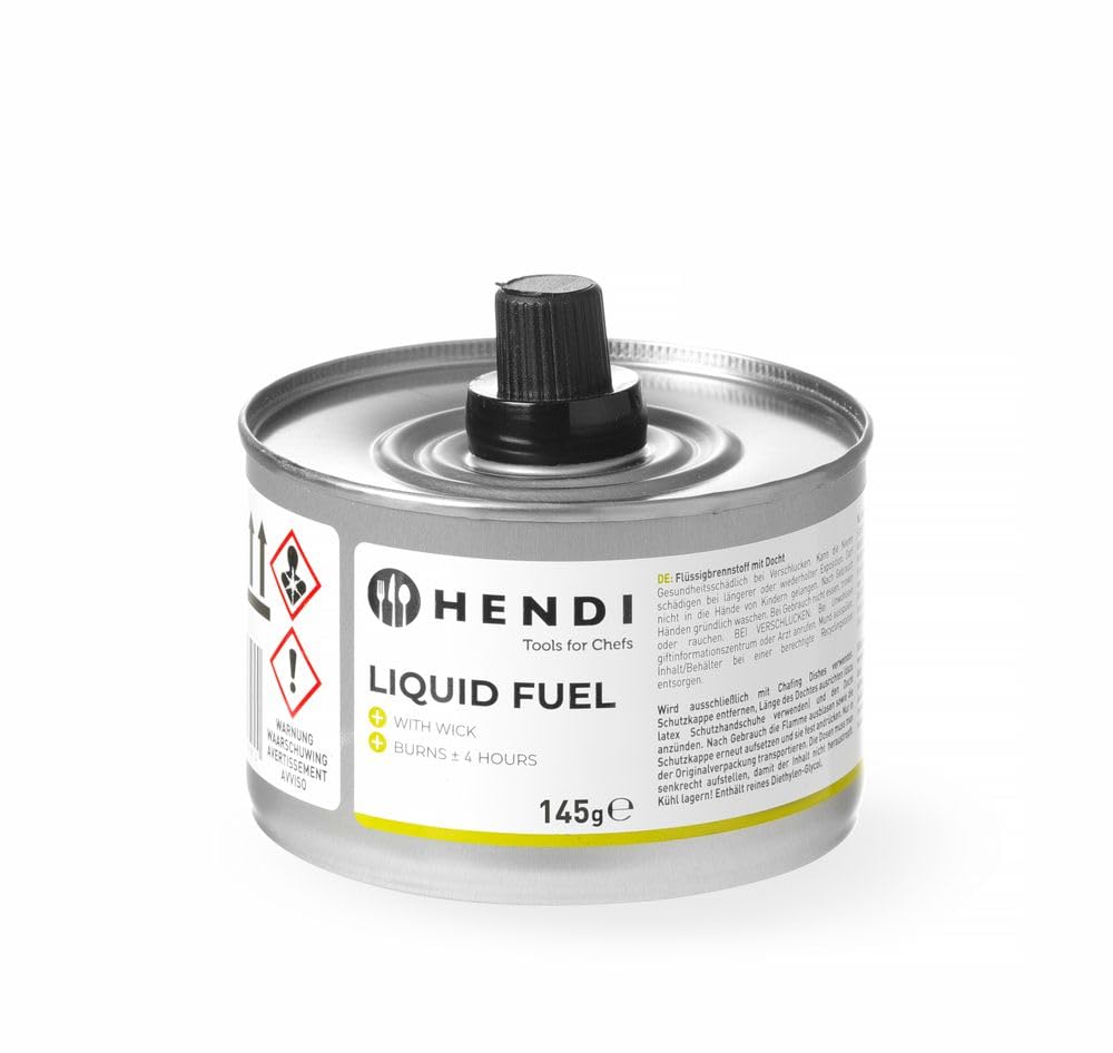 Combustibile liquido con stoppino 4 ore, 6 pz