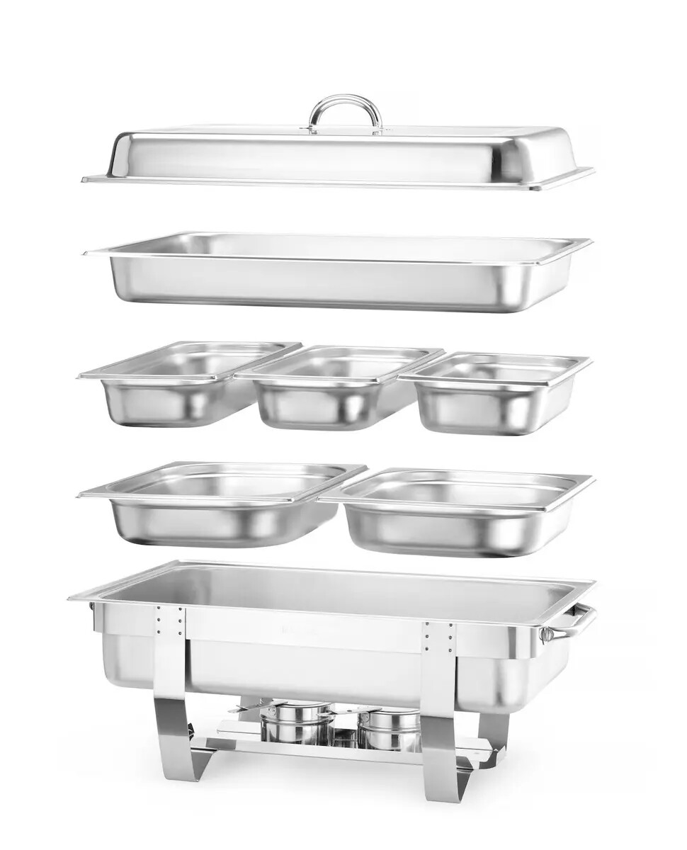 Set chafing dish Fiora con teglie GN