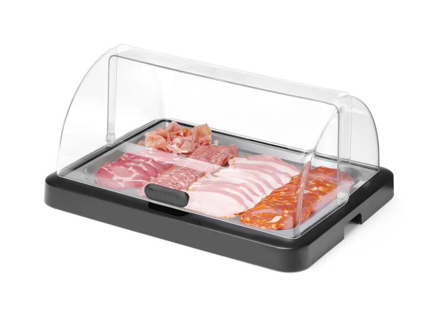 Display singolo raffreddamento roll-top UNIQ Nero