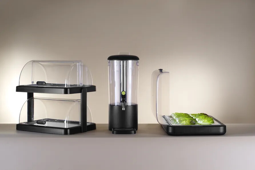 Display doppio raffreddamento roll-top UNIQ Nero