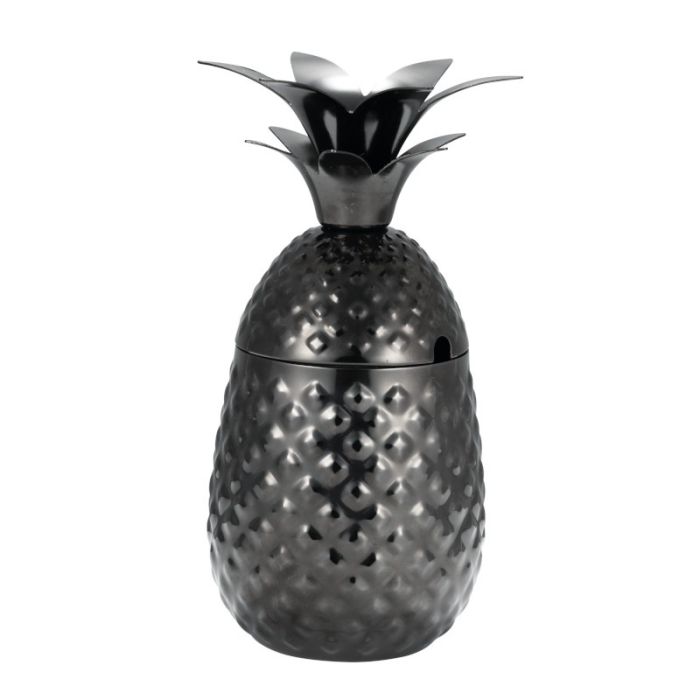 Pineapple cocktail cup Inox 55cl ILSA PVD Nero