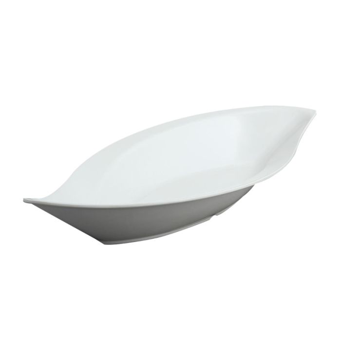 HANA ciotola foglia 50x24cm avorio
