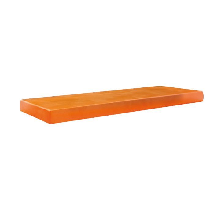 CRYSTAL vassoio pasticceria 30x10cm arancio
