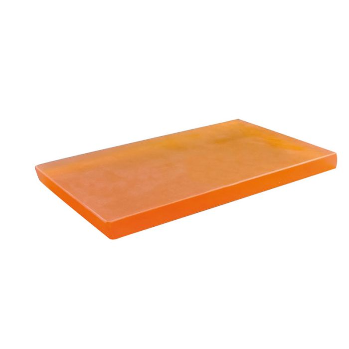 CRYSTAL vassoio pasticceria 30x15cm arancio