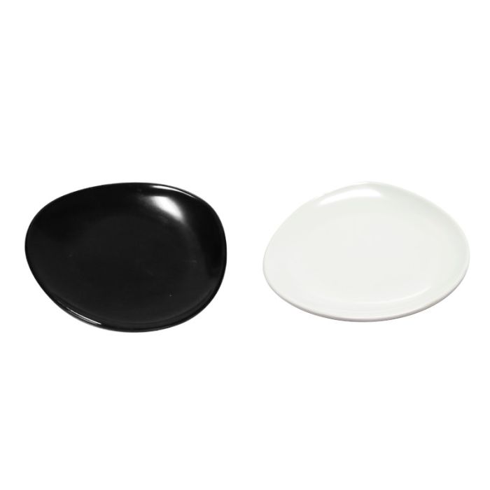 LE PETIT FLOW Piattino avorio 10x10 h1 cm