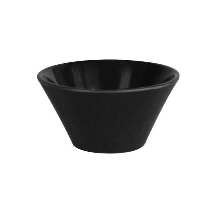 VELOCITY Ciotolina conica nera Ø8,4 h4,2 cm