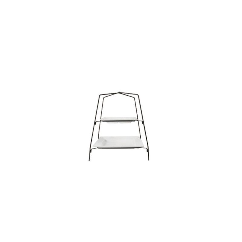 MIRIAM stand 2 piani 37,5x37,5cm h44,9cm