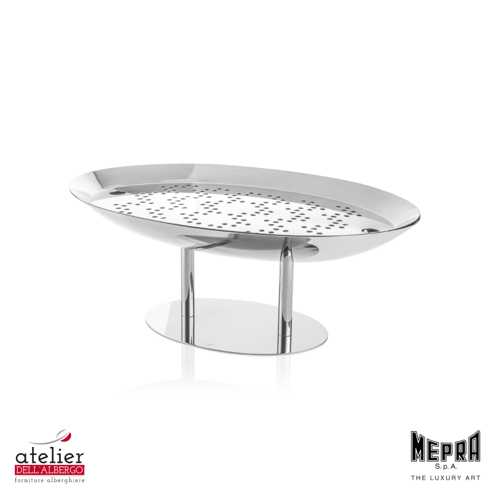 PLATEAU ROYAL per pesce crudo ovale alzata