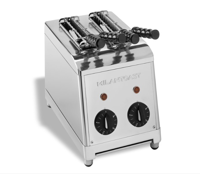 Tostapane classico 2 pinze MILANTOAST Inox