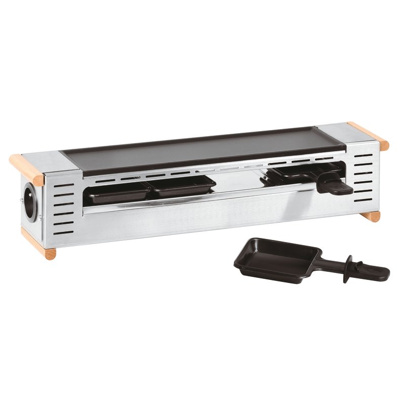 Macchina per Raclette 51X10X12cm Inox 230V 600W