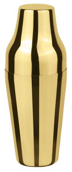 Shaker Parisienne Ø9cm h23cm 0,7L GOLD
