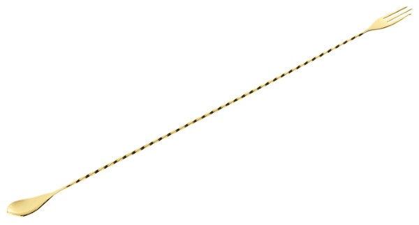 Cucchiaio/Forchetta Bar Cm 50 Inox Gold Look