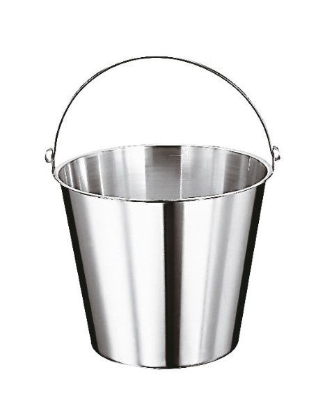 Secchio Graduato Inox ø30 h25cm 10Lt