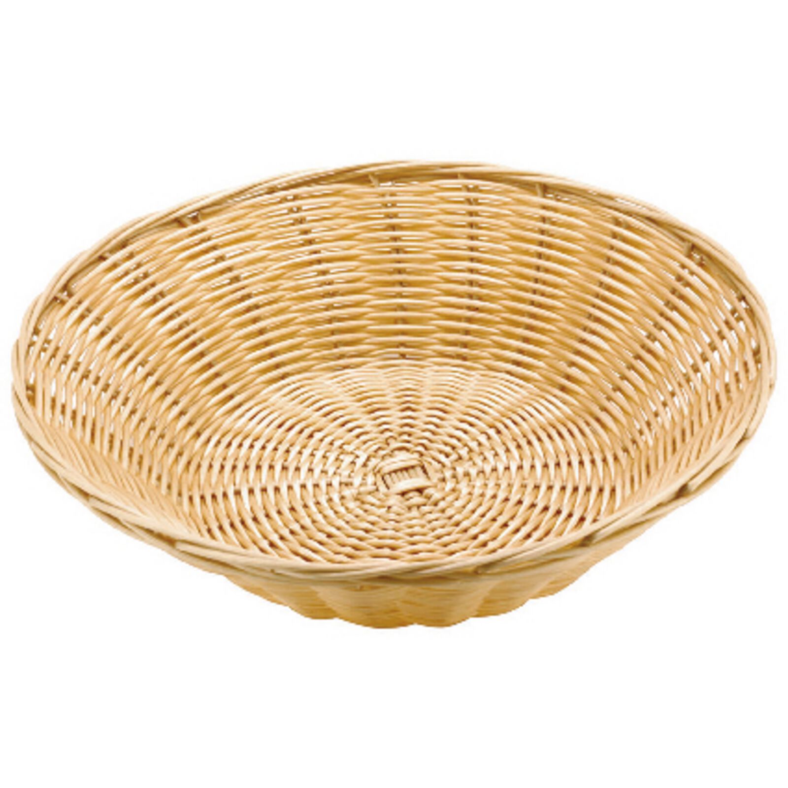 Cesto pane tondo Ø 25cm polyrattan