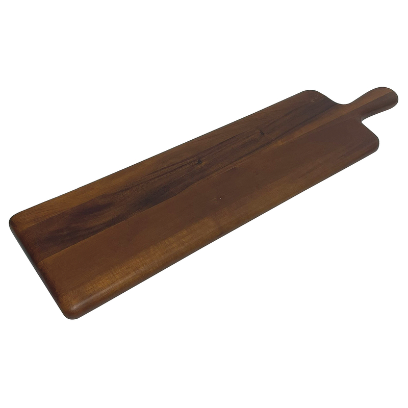 Tagliere legno con manico 60x15
