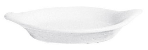 Tegamino Cordonato Cm 21X24,5 Porcellana Bianco
