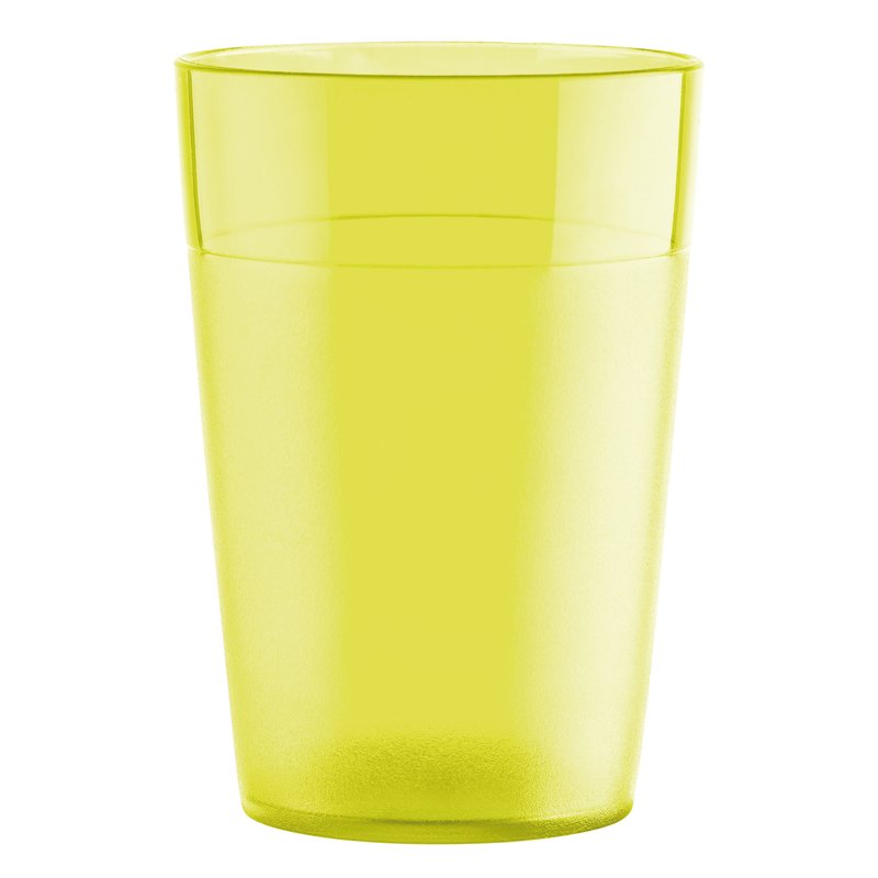 Bicchiere infrangibile Acqua 250 ml GIALLO PC