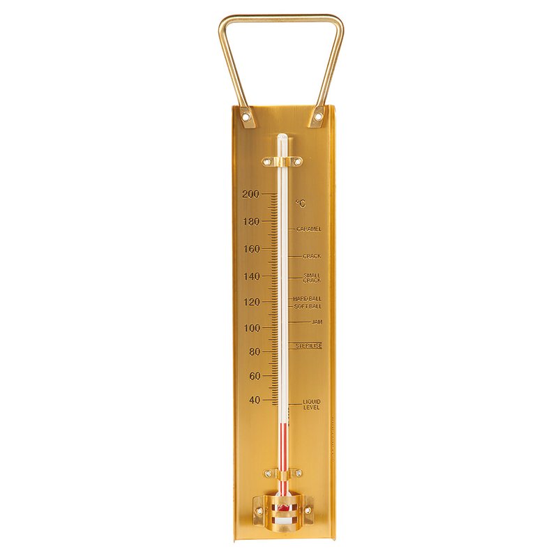Termometro Zucchero Inox +80+200°C