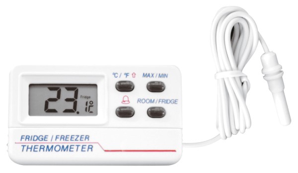 Termometro Frigo/Freezer Digitale ABS Cm 15X