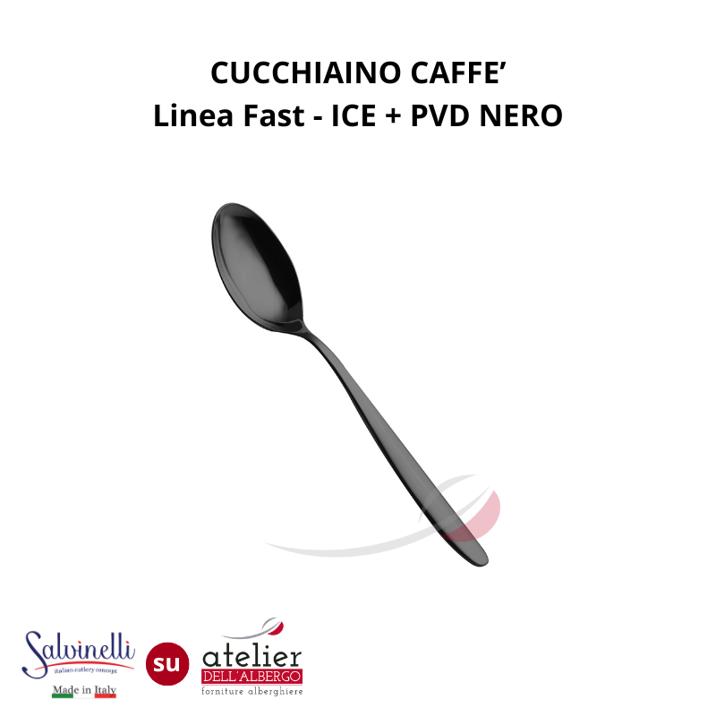 FAST Cucchiaino caffè ICE+PVD NERO