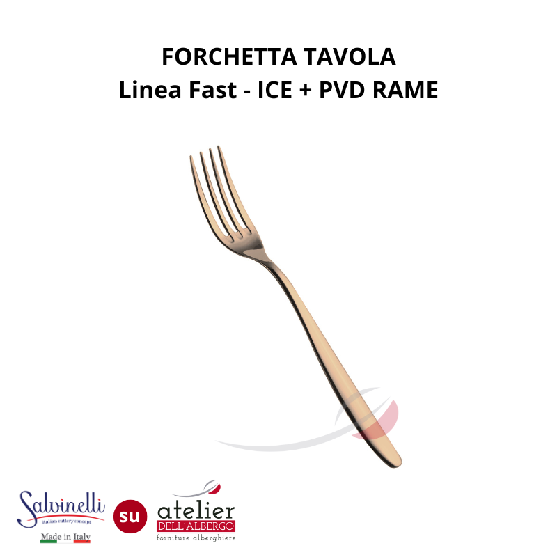 FAST Forchetta tavola ICE+PVD RAME