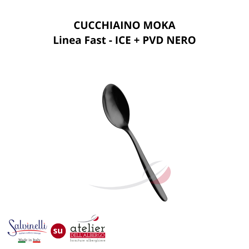 FAST Cucchiaino moka ICE+PVD NERO