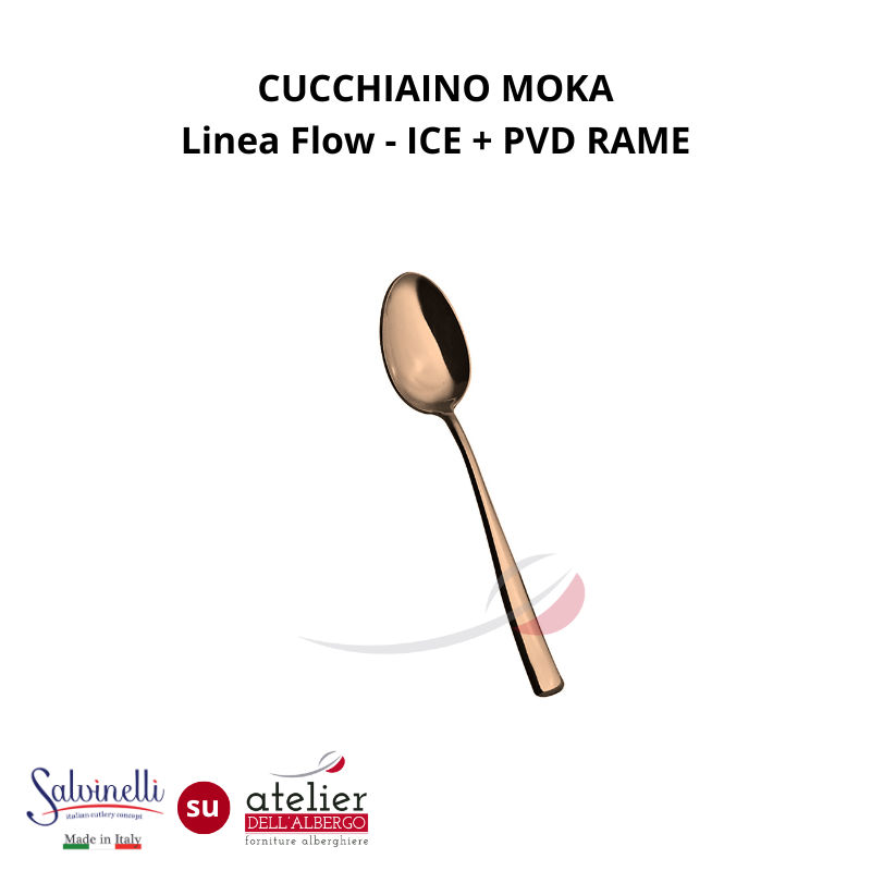 FLOW Cucchiaino moka ICE+PVD RAME