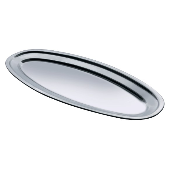 Vassoio pesce 60x25cm acciaio inox