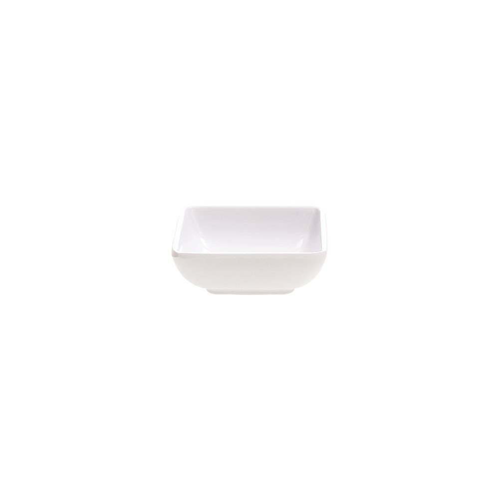 SHOW PLATE Piattino quadrato bianco 7,3 cm