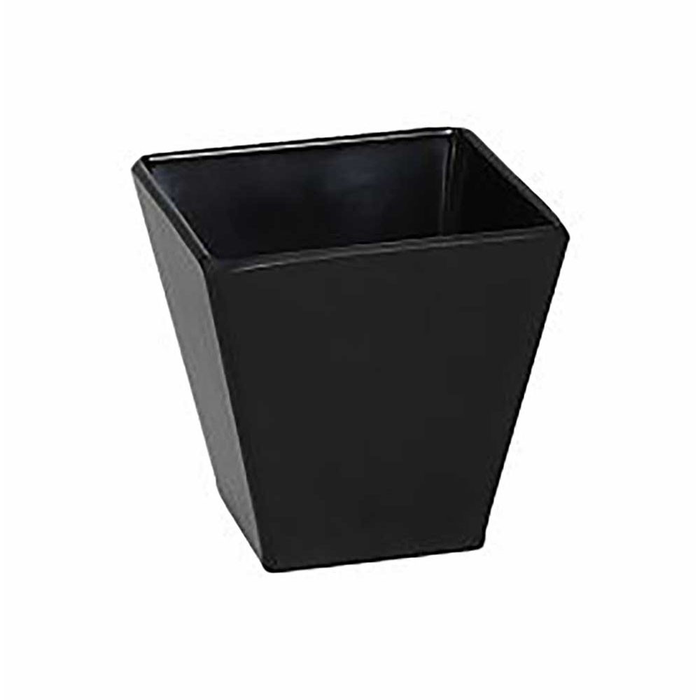 SHOW PLATE Coppetta quadrata nera 7,2 cm h7